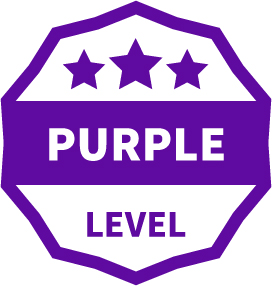 Purple Level Badge