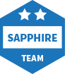 Sapphire Team Badge